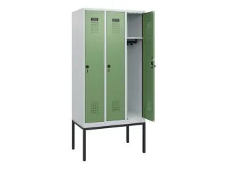 schoollocker,HxBxD 1950x900x500mm,3vak,vak B 300mm,draaigrendel - 1
