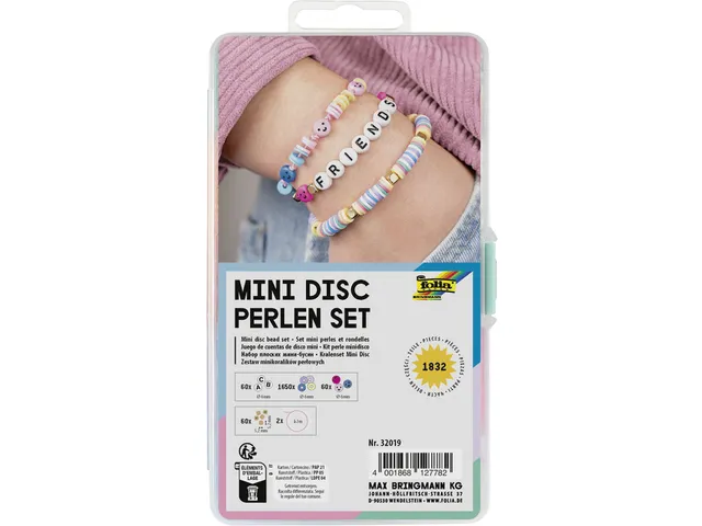 Perles Folia mini disc set 1832 pièces assorti