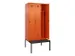 locker met bank,voor scheiding van kleding,HxBxD 2120x900x815mm,3vak