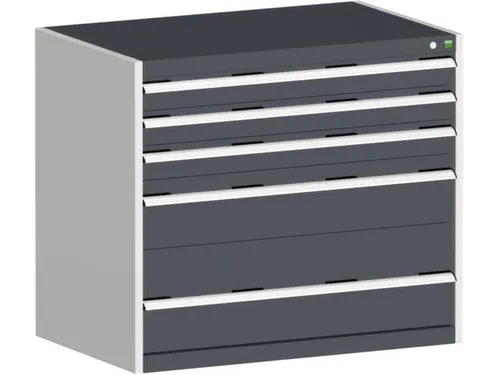 ladekast,HxBxD 900x1050x650mm,5lade(n),lade voor zware lasten