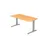 In hoogte verstelbaar bureau,HxBxD 680-850x1600x800mm,blad beuken