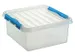 Sunware Opbergbox Q-line 18 Liter Transparant Blauw