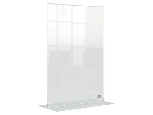 Infobord Nobo Premium Plus A4 acryl vrijstaand