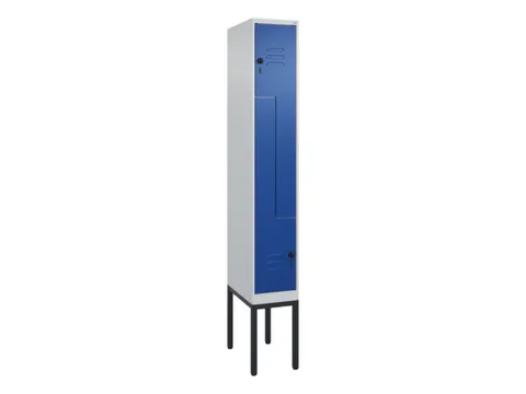 Z-garderobekast,HxBxD 2120x300x500mm,vak B 150/300mm,draaigrendel