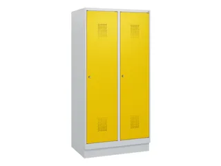 schoollocker,HxBxD 1630x800x500mm,2vak,vak B 400mm,cil.-slot,sokkel - 2