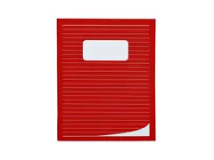 Schrift Qbasic 210x165mm lijn 80blz 70gr assorti