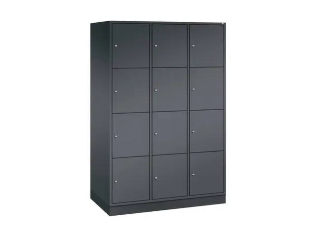 armoire multicases grand volume,HxlxP 1950x1220x600mm,3x4compartiments