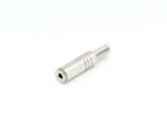 Vrouwelijke 3.5mm Stereo Jack, Verzilverd