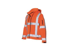 Intersafe Infra-line hi-vis softshell vest, fluo oranje, maat 2XL, per