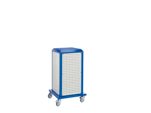 gereedschapswagen,HxBxD 1260x700x700mm,4geperforeerde platen buiten