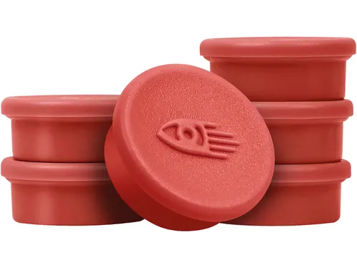 Magneet Legamaster 20mm 250gr rood 8 stuks