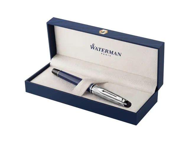 Vulpen Waterman Expert L'essence du Bleu lacquer CT Fijn Blauwe inkt