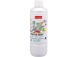 Plakkaatverf Bruynzeel wit fles à 500ml