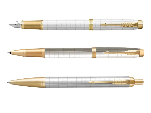 Roller Parker IM Premium Pearl GT Fin encre noire