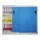schuifdeurkast,HxBxD 1200x1500x600mm,RAL7035,front RAL5012