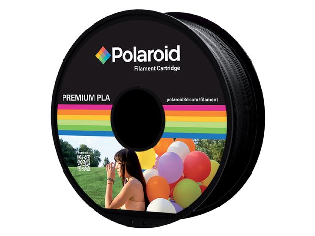 3D Filament Polaroid 1.75mm PLA 1kg zwart | 3dprinterfilamenten.nl