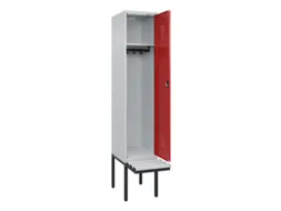 locker met bank,HxBxD 2120x400x815mm,1vak,vak B 400mm,cilinderslot