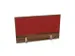 panneau de rehausse,p. table de bureau,NP-noyer Tiepolo,BN4011-rouge