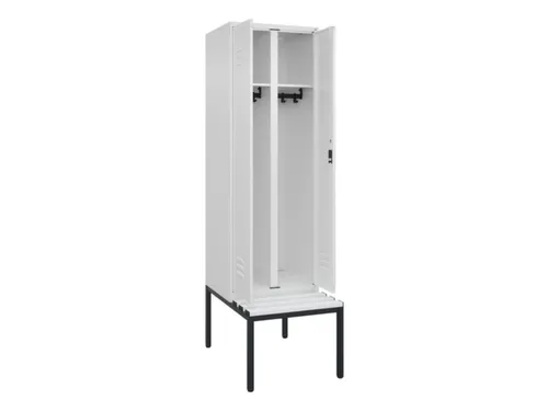 locker voor scheiding van kleding,HxBxD 2120x600x815mm,2vak