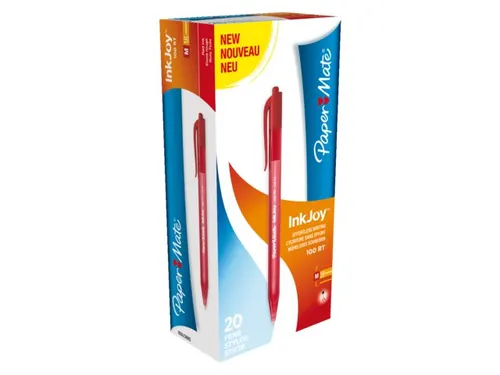 Balpen Paper Mate Inkjoy 100RT medium rood