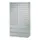 ladekast HxBxD 1800x1000x500mm 28laden RAL7035 front RAL7035