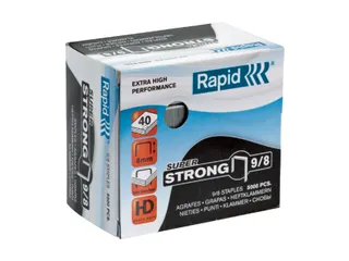 Nieten Rapid 9/8 gegalvaniseerd super strong 5000 stuks - 2