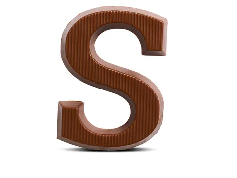 Chocoladeletter van Dijk melk S 40 gram