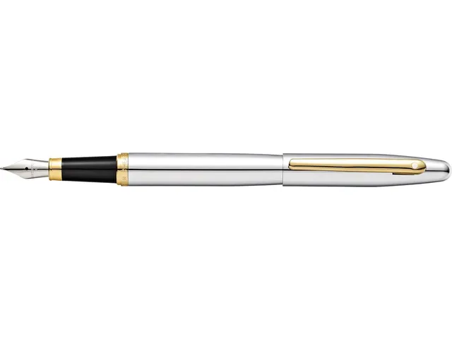 Vulpen SHEAFFER VFM E9422 F Polished chrome gold plated