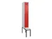 locker met bank,voor scheiding van kleding,HxBxD 2120x300x815mm,1vak