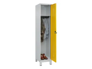locker,HxBxD 1950x400x500mm,1vak,vak B 400mm,draaigrendel,voeten - 1