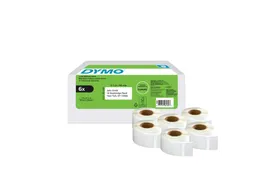 Etiket Dymo 2177564 Adressering 25x54mm 6 rollen á 500 stuks wit