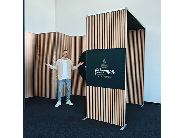 FlexFrame Modulair systeem Dak 150x250cm Zilver frame