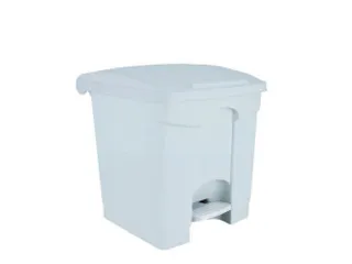 Contitop,afvalbak met pedaal 30L wit - 1