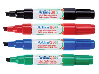 Viltstift Artline 30 schuin 2-5mm groen - 2