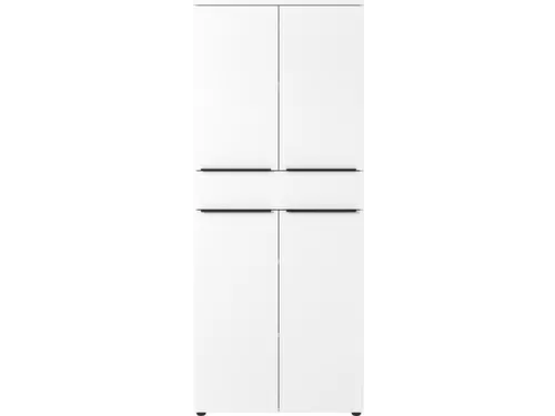 dossierkast,HxBxD 1970x810x400mm,4xhouten vloer,4ordnerhoogte,romp wit