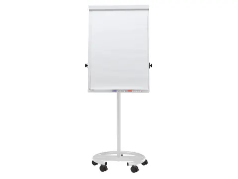 Verrijdbare Flipover MAULoffice Ronde Voet Wit