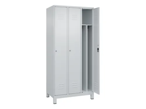 locker voor scheiding van kleding,HxBxD 1950x900x500mm,3vak