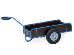 Handtrekwagen 4109L met 4 wanden 400kg 1145x545mm Luchtbanden