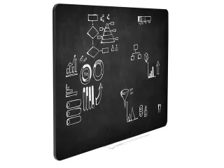 Krijtbord Naga 45x57cm zwart magnetisch zonder frame - 4
