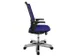Siège De Bureau Pivotant Bleu Assise Hxlxp 420-550X480X460Mm Mécan.