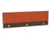 panneau de rehausse,p. table de bureau,NV brun caryer,BN3012-orange