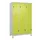 Z-garderobekast,HxBxD 1950x1200x500mm,vak B 200/400mm,draaigrendel