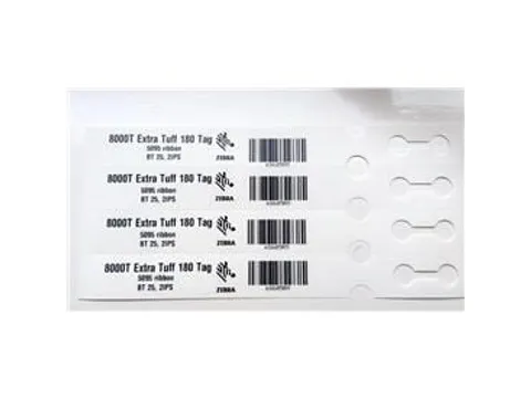 Zebra 8000T Extra Tuff 180 Tag label 3006305 25x229mm