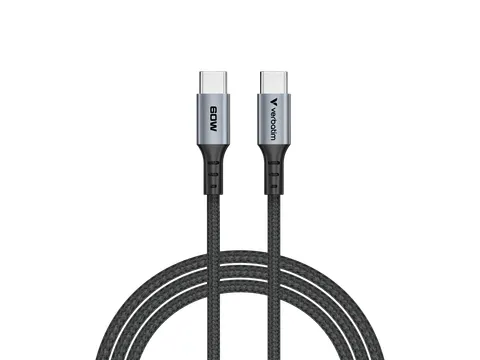 S+C Usb-C/Usb-C Kabel zwart 60W 31845 480Mbps 1.20m