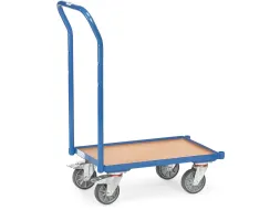 Eurobakken Rolplateau 135810 Hout 250kg 600x400mm Duwbeugel Ral5007