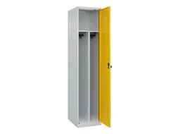 locker voor scheiding van kleding,HxBxD 1850x400x500mm,1vak