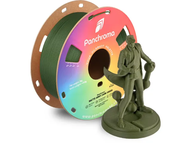 PLA Matte 1,75mm Army donkergroen 1kg Panchroma 3D Filament
