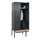 locker met bank,HxBxD 2120x800x815mm,2vak,vak B 400mm,draaigrendel