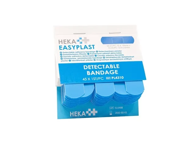Pansement Heka EasyPlast détectable recharge 6x 45 pièces