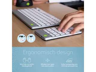 Numeriek Toetsenbord R-Go Numpad Break Draadloos Wit - 4